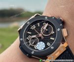 OMF Hublot Big Bang Original Unico 43mm Hub1280 Movement RG/Black Case Watch